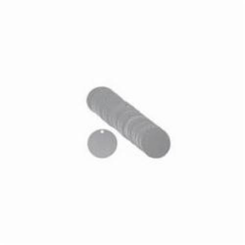 Blank Round Valve Tags, Aluminum, 2" dia St. Lawrence Industrial & Safety Supply