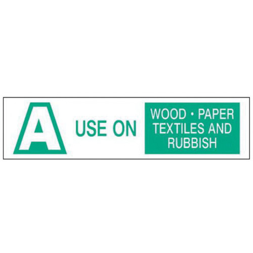 "A Use on Wood Paper Textiles and Rubbish" Labels, 6" L x 1-1/2" W, Green on White St. Lawrence Industrial & Safety Supply