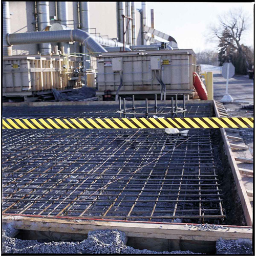 Barricade Tape, English, 3" W x 200' L, 3 mils, Black on Yellow St. Lawrence Industrial & Safety Supply
