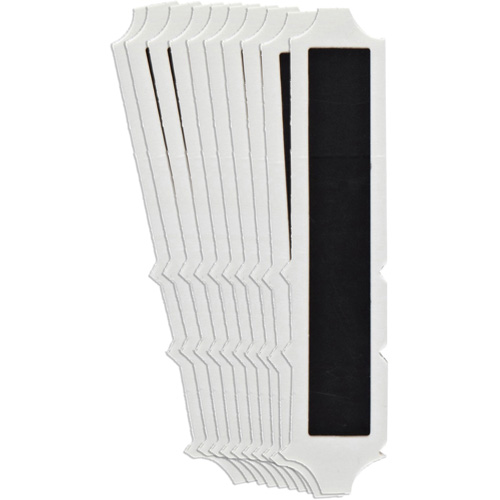 Quick-Align&reg;Individual Gothic Number and Letter Labels, I, 4" H, Black St. Lawrence Industrial & Safety Supply