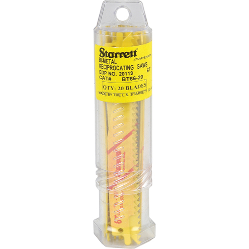 Lames droites pour scies alternatives Fastcut, Bim&eacute;tal, 6 Dents par pouce, 6" lo x 3/4" la St. Lawrence Industrial & Safety Supply
