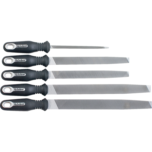 Jeux de 5 limes ergonomiques, 5 pi&egrave;ces St. Lawrence Industrial & Safety Supply