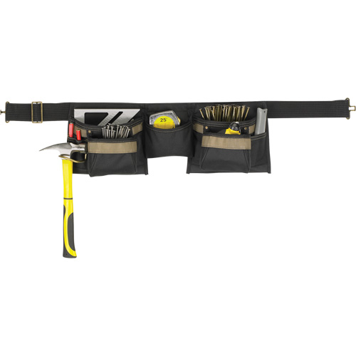 Ceinture &agrave; outils combin&eacute;e de luxe, Polyester, Noir St. Lawrence Industrial & Safety Supply