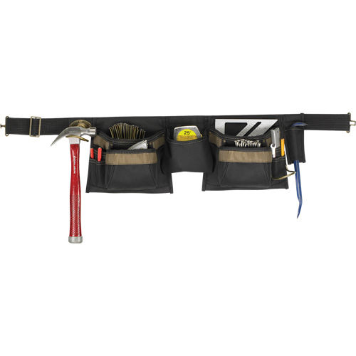 Ceinture &agrave; outils combin&eacute;e de luxe, Polyester, Noir St. Lawrence Industrial & Safety Supply