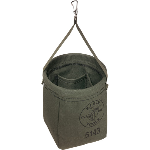 Sac &agrave; fond conique, 8" h, Toile, Gris St. Lawrence Industrial & Safety Supply