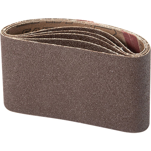 Courroie abrasive pour ponceuse portative, 3" la x 21" lo, Oxyde d'aluminium, Grain 100 St. Lawrence Industrial & Safety Supply