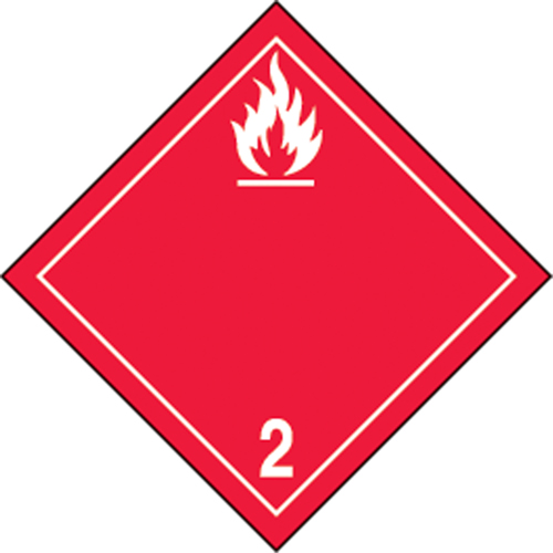 TDG Shipping Labels, Class 2.1, Flammable Gases, Vinyl St. Lawrence Industrial & Safety Supply