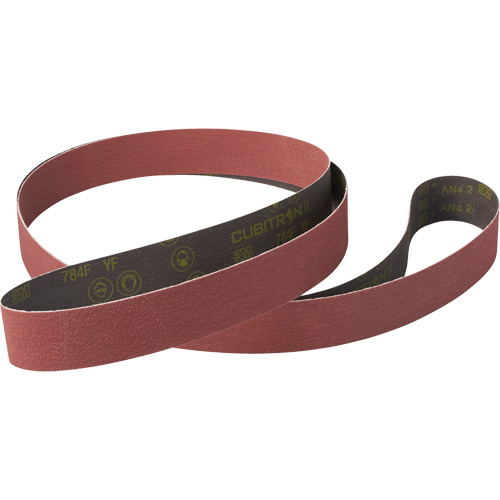 Courroie en toile Cubitron II , 1/2" la x 18" lo, C&eacute;ramique, Grain 36+ St. Lawrence Industrial & Safety Supply