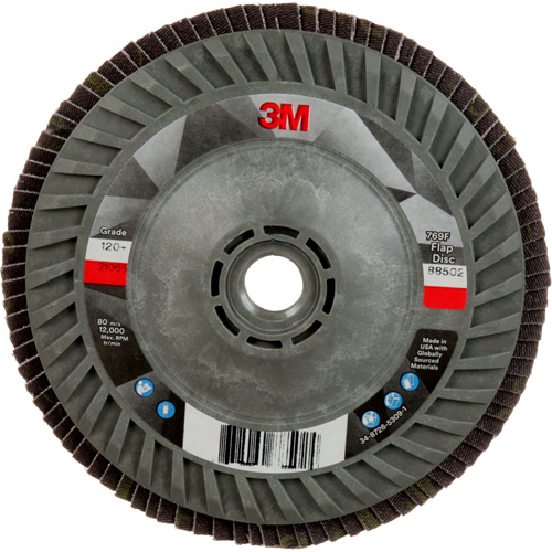 769F Quick Change Flap Disc, 5" x 5/8"-11, Type 27, 120+ Grit, Ceramic St. Lawrence Industrial & Safety Supply