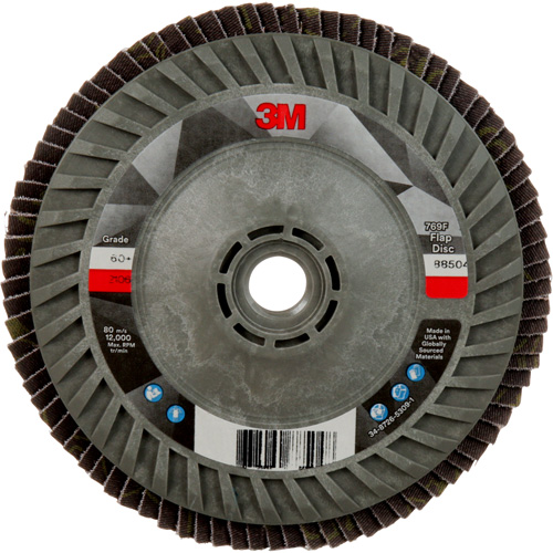 769F Quick Change Flap Disc, 5" x 5/8"-11, Type 27, 60+ Grit, Ceramic St. Lawrence Industrial & Safety Supply