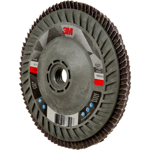 769F Quick Change Flap Disc, 5" x 5/8"-11, Type 27, 60+ Grit, Ceramic St. Lawrence Industrial & Safety Supply