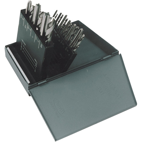 HT18 Jobber Length Drill Bit & Plug Hand Tap Set, 18 Pieces St. Lawrence Industrial & Safety Supply