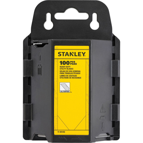 Heavy-Duty Utility Blades with Dispenser, Single Style St. Lawrence Industrial & Safety Supply