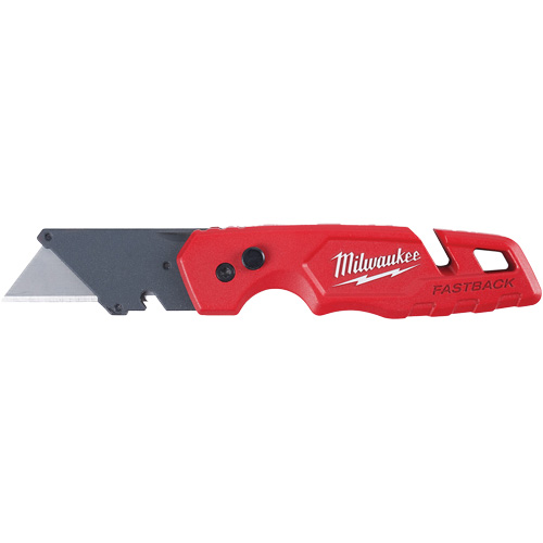 Couteau utilitaire pliant Fastback, poign&eacute;e en M&eacute;tal St. Lawrence Industrial & Safety Supply