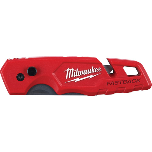 Couteau utilitaire pliant Fastback, poign&eacute;e en M&eacute;tal St. Lawrence Industrial & Safety Supply