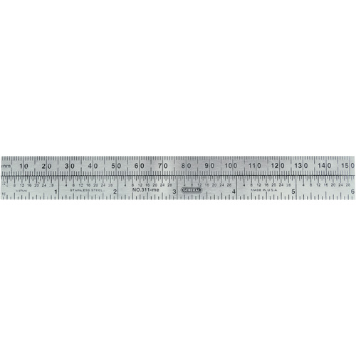 R&egrave;gle flexible de pr&eacute;cision &eacute;conomique, 6" lo, Acier St. Lawrence Industrial & Safety Supply