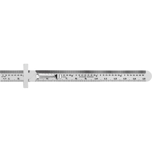 R&egrave;gle flexible de pr&eacute;cision &eacute;conomique, 6" lo, Acier St. Lawrence Industrial & Safety Supply