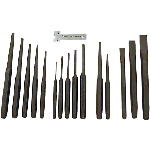 Ensemble de poinçon et ciseau, 16 morcea St. Lawrence Industrial & Safety Supply
