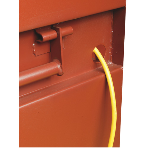 Armoire &agrave; tablettes Jobsite, Acier, 47,5 pi³, Rouge St. Lawrence Industrial & Safety Supply