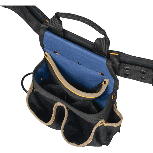 Combin&eacute;s de ceinture &agrave; outils &agrave; 20 pochettes, Polyester, Noir St. Lawrence Industrial & Safety Supply