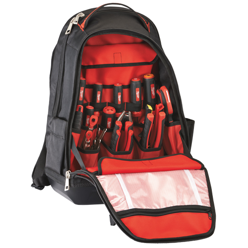 Jobsite Backpack, 20" L x 16" W, Black, Ballistic St. Lawrence Industrial & Safety Supply