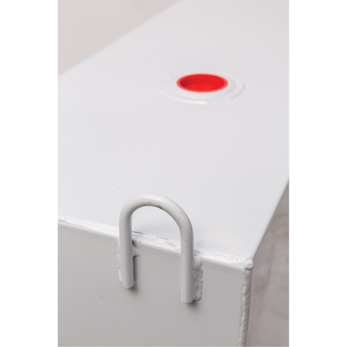 R&eacute;servoir de transfert pour carburant en acier, Acier, Capacit&eacute; 100 gal., Blanc St. Lawrence Industrial & Safety Supply