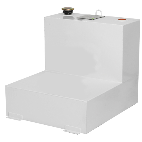 R&eacute;servoir de transfert pour carburant en acier, Acier, Capacit&eacute; 48 gal., Blanc St. Lawrence Industrial & Safety Supply