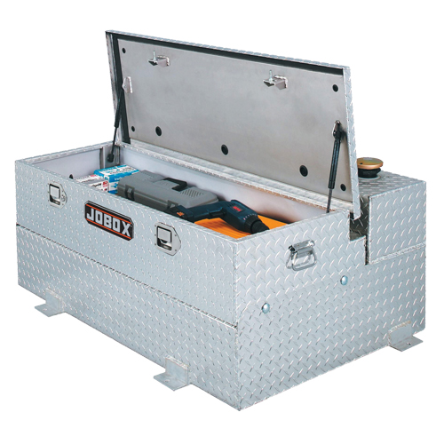 Aluminum Fuel Transfer Tank & Chest, Aluminum, 74 gal. Capacity, Silver St. Lawrence Industrial & Safety Supply