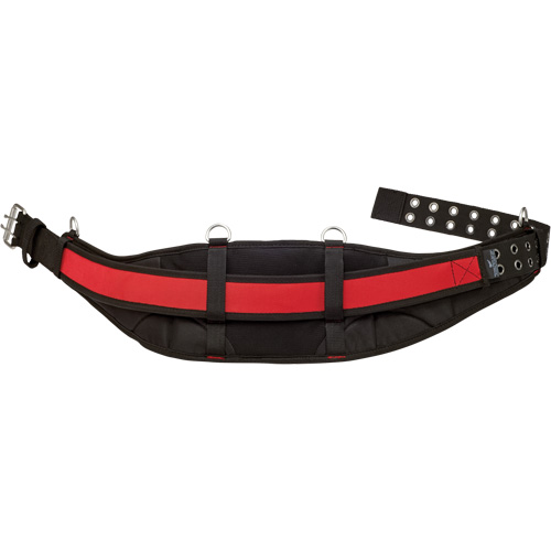 Ceinture de travail matelass&eacute;e, Nylon, Noir/Rouge St. Lawrence Industrial & Safety Supply