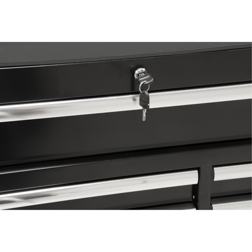 Industrial Tool Cart, 11 Drawers, 41" W x 18-3/4" D x 39-1/3" H, Black St. Lawrence Industrial & Safety Supply