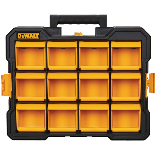 Organisateur Flip-Bin, 3-7/8" la x 17-3/4" p x 13-7/8" h, Noir/Jaune St. Lawrence Industrial & Safety Supply