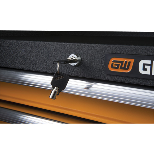 GSX Series Tool Chest, 26" W, 4 Drawers, Black/Orange St. Lawrence Industrial & Safety Supply