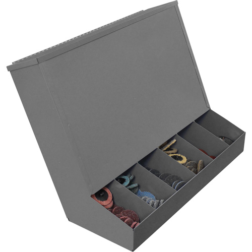 Distributeur aliment&eacute; par gravit&eacute; avec couvercle St. Lawrence Industrial & Safety Supply