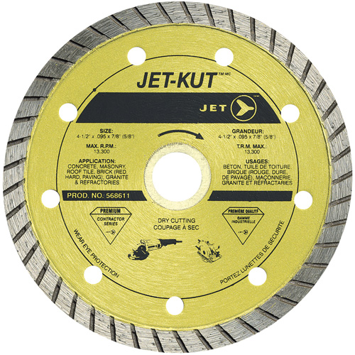 Lame diamant Turbo de premi&egrave;re qualit&eacute; JET-KUT St. Lawrence Industrial & Safety Supply