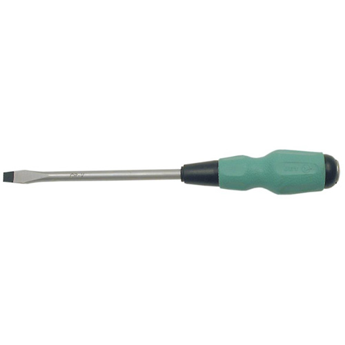 Slot TORQUE DRIVE&reg; Screwdriver, #4 Tip, Round, 4" L, Cushion Grip Handle St. Lawrence Industrial & Safety Supply