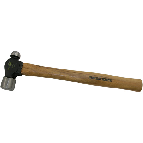 Heavy-Duty Ball Pein Hammer, 8 oz. Head Weight, Plain Face, Wood Handle St. Lawrence Industrial & Safety Supply