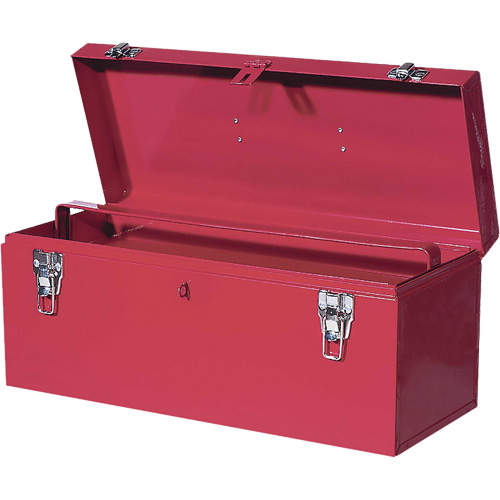 TB21 Boîte &agrave; outils en acier, 8-3/4" P x 20" la x 9-3/8" h, Rouge St. Lawrence Industrial & Safety Supply
