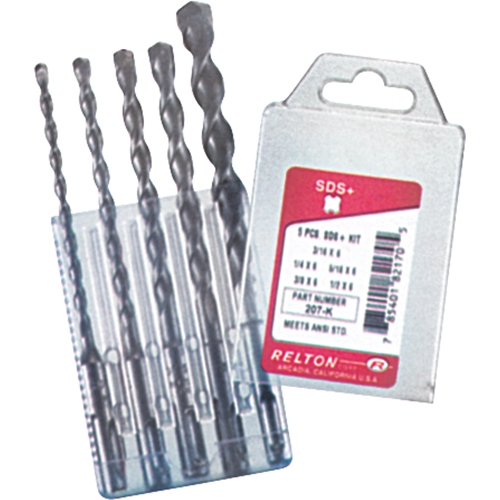 SDS+ Drill Sets, 5 Pieces, Alloy Steel St. Lawrence Industrial & Safety Supply