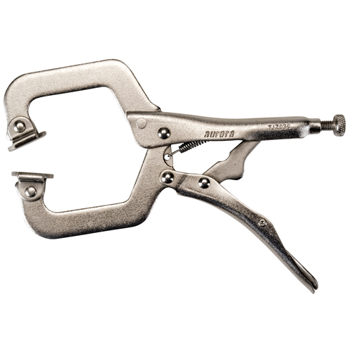 Locking Pliers with Swivel Pads, 6" Length, C-Clamp St. Lawrence Industrial & Safety Supply