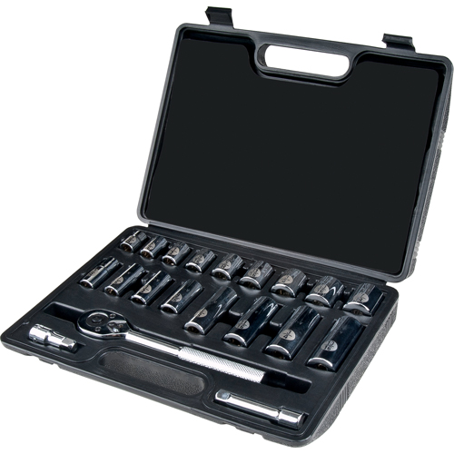 Jeu de douilles, 20 Mcx, Prise de 3/8", Profond St. Lawrence Industrial & Safety Supply