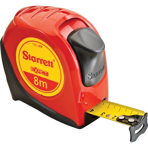 Long Measuring Tape , 1" x 8 m, Millimetres Graduations St. Lawrence Industrial & Safety Supply