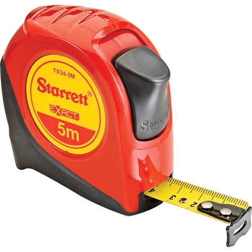 Measuring Tape, 19 mm x 5 m, Millimetres Graduations St. Lawrence Industrial & Safety Supply