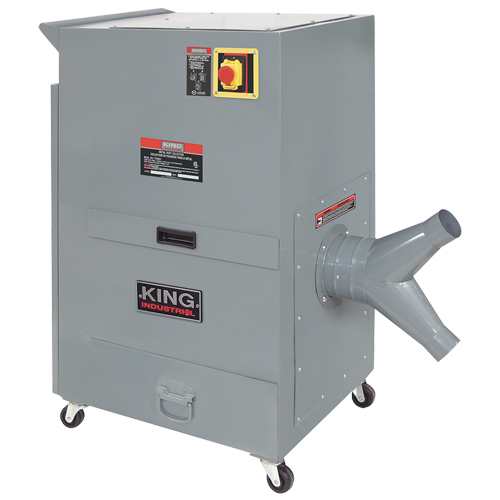 Metal Dust Collector, 40-1/4" x 22-1/2" x 43-3/4" St. Lawrence Industrial & Safety Supply