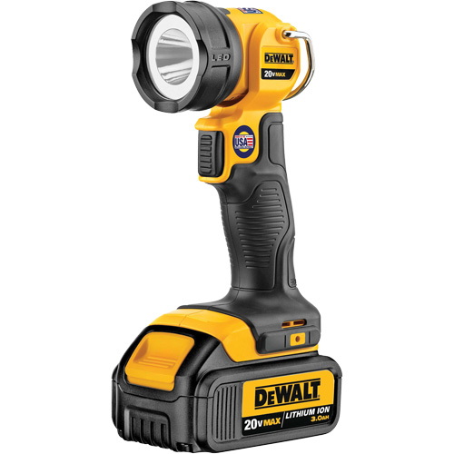 Lampe de travail Max, DEL, 110 lumens, 11 hres de fonctionnement, Bloc-pile Rechargeable, Plastique St. Lawrence Industrial & Safety Supply