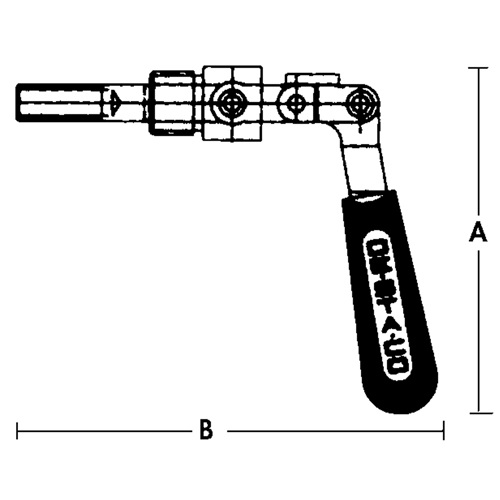 Straight Line Clamps - 601 Series, 5/8" (15.875 mm) Capacity, 100 lbs. Clamping Force St. Lawrence Industrial & Safety Supply
