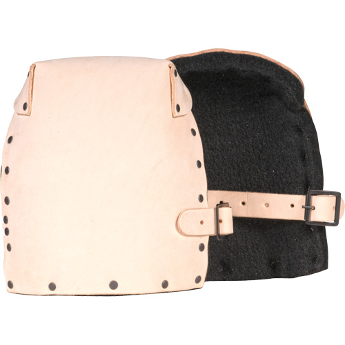 Hard Shell Knee Pads, Buckle Style, Leather Caps, Foam Pads St. Lawrence Industrial & Safety Supply