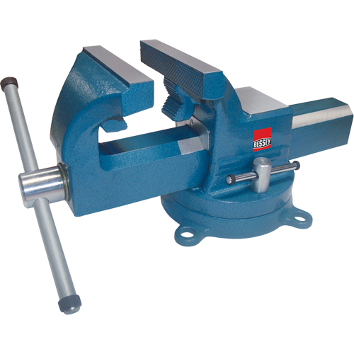 &eacute;taux industriels robustes pour &eacute;tabli, Largeur des m&acirc;choires 4", Profondeur de la gorge 2-3/8" St. Lawrence Industrial & Safety Supply