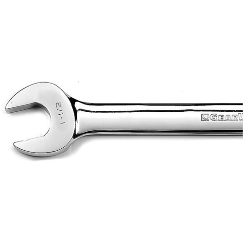12-Point Long Pattern Combination Wrench, 12 Point, 1-1/2", Chrome/Polished Finish St. Lawrence Industrial & Safety Supply