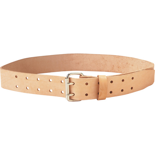 Ceinture &agrave; double ardillon, Cuir, Beige St. Lawrence Industrial & Safety Supply