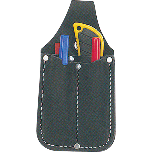 &eacute;tui utilitaire, Porte-couteau, Cuir, 3 Poches St. Lawrence Industrial & Safety Supply
